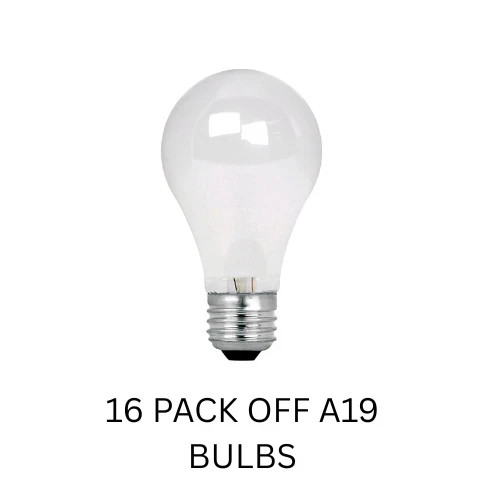 Feit Electric A19 72w Medium Base Frosted 16-pk