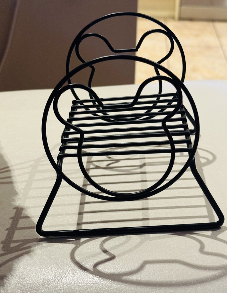 New Mickey Mouse Black Small Dish Rack BNWOT