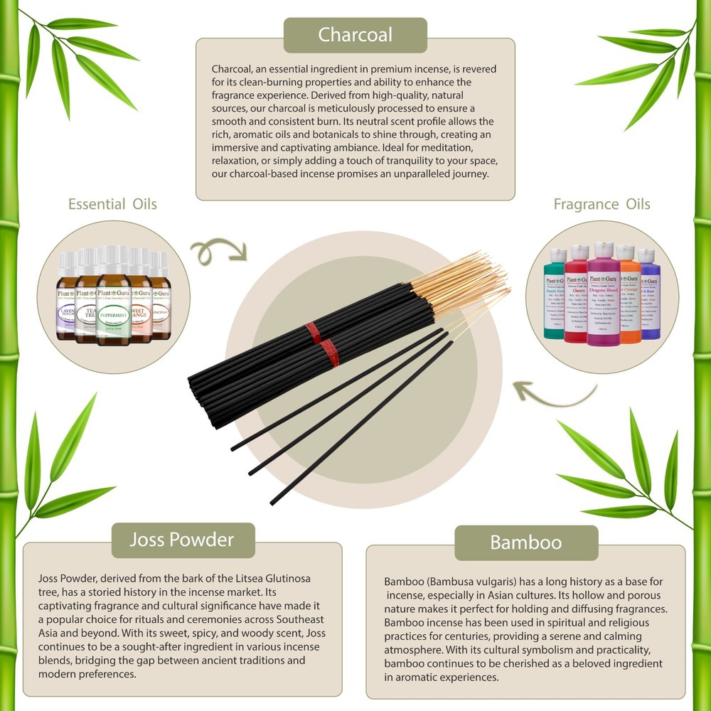 BLACK RASPBERRY VANILLA Incense Sticks 19" Jumbo Extra Large Bulk Handmade