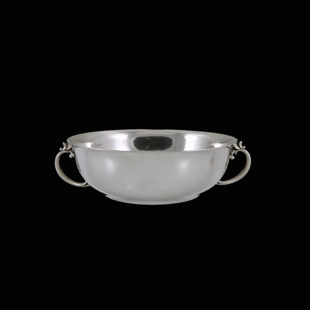 Georg Jensen. Hammered Sterling Silver Bowl #456A.
