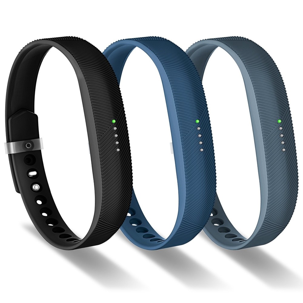 Replacement Flex 2 Silicone Wristband Strap Adjustable Sport Band with Clasp ...