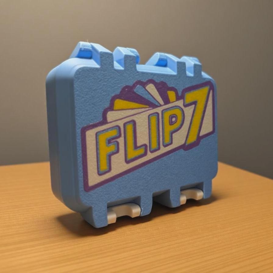 Flip 7 Game 3D Printed Storage Box
