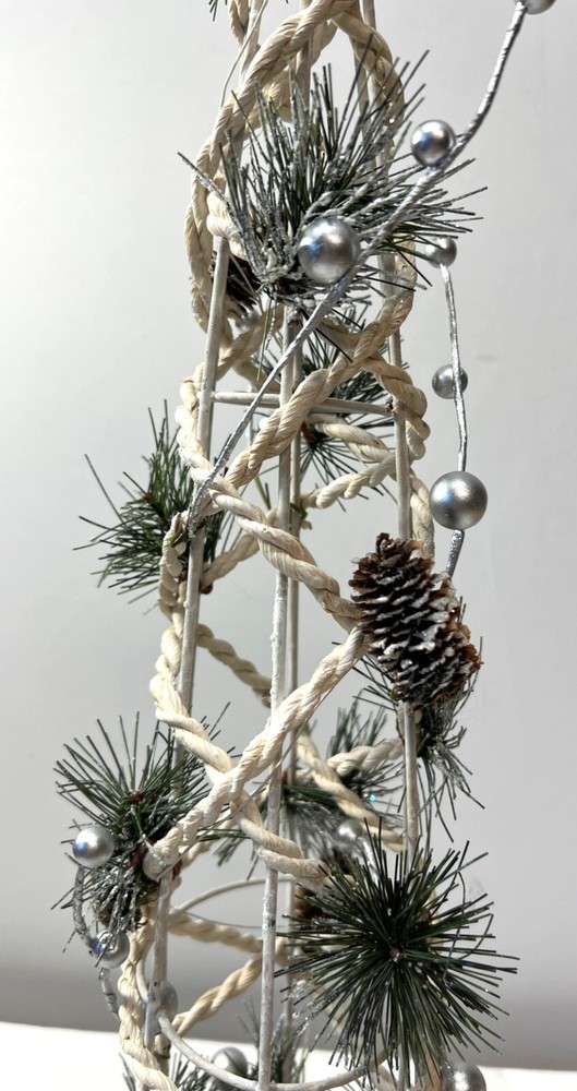 Artificial Christmas Tree Decoration With Pinecones & Berries