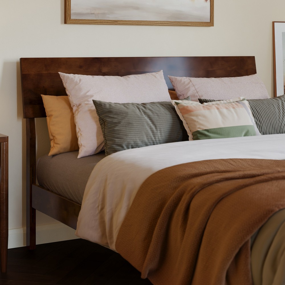 Bradford Full Solid Wood Headboard in Walnut