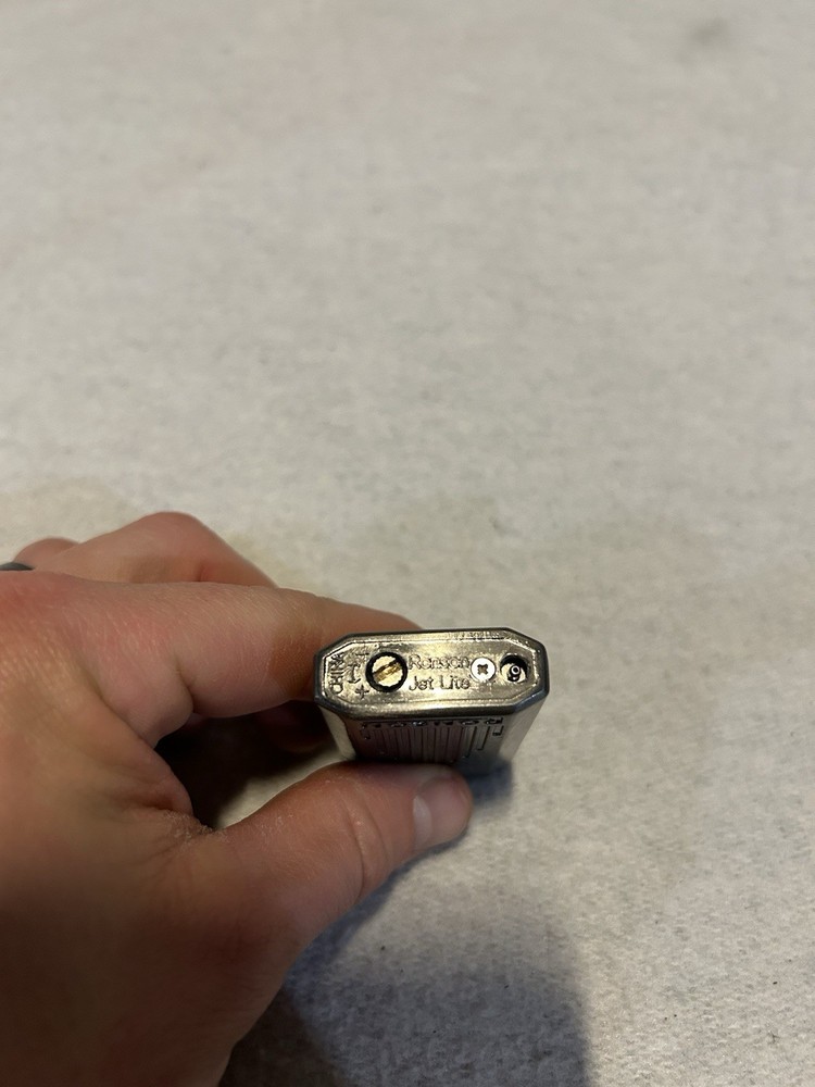 Ronson Jet Lite Butane Refillable Lighter Untested