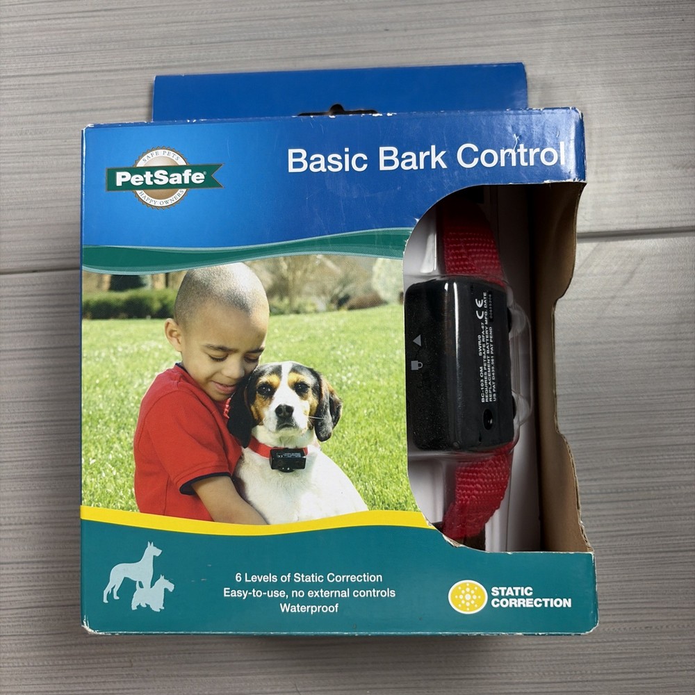 Pet Safe Basic Bark Collar Static Correction NIB