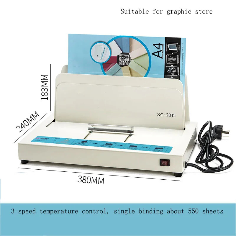 Melt Binding Machine Contract Tender Financial Certificate A4 Book Envelope