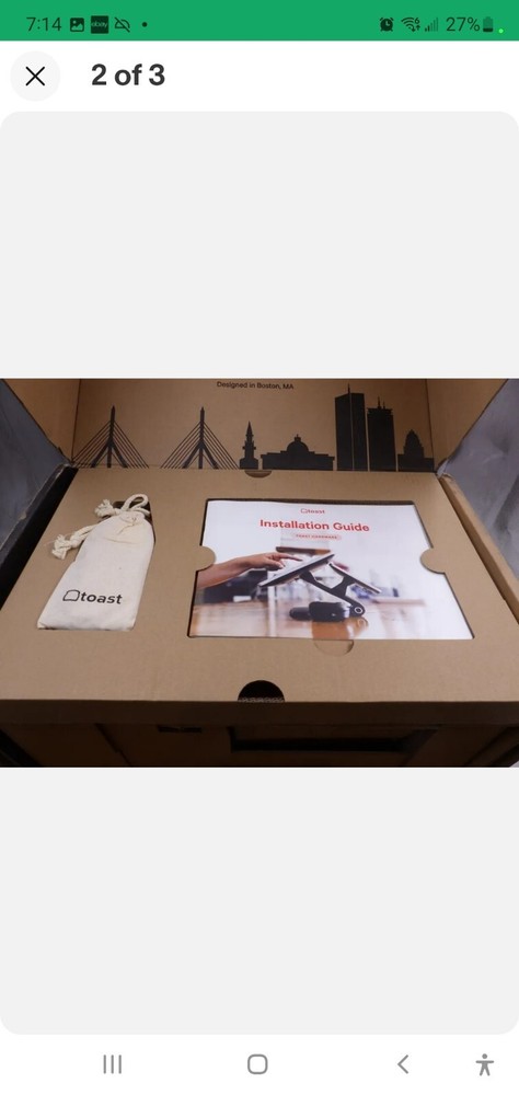 TOAST TT204 FLEX DIRECT ATTACH POS PROCESSING MACHINE