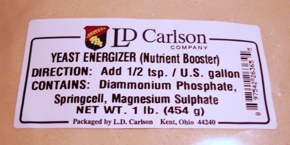 YEAST ENERGIZER LDC 1oz or 1LB for HOMEBREW BEER BREWING WINEMAKING FERMENTATION