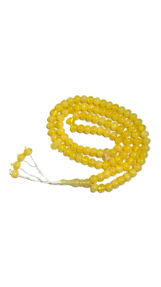 Yellow Prayer Beads