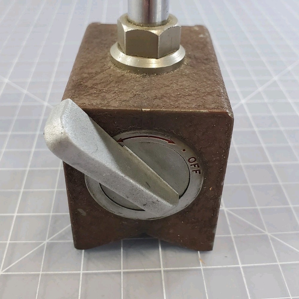 Eastern Magnetic Base Dial Indicator Holder Stand With Box Broken Knob