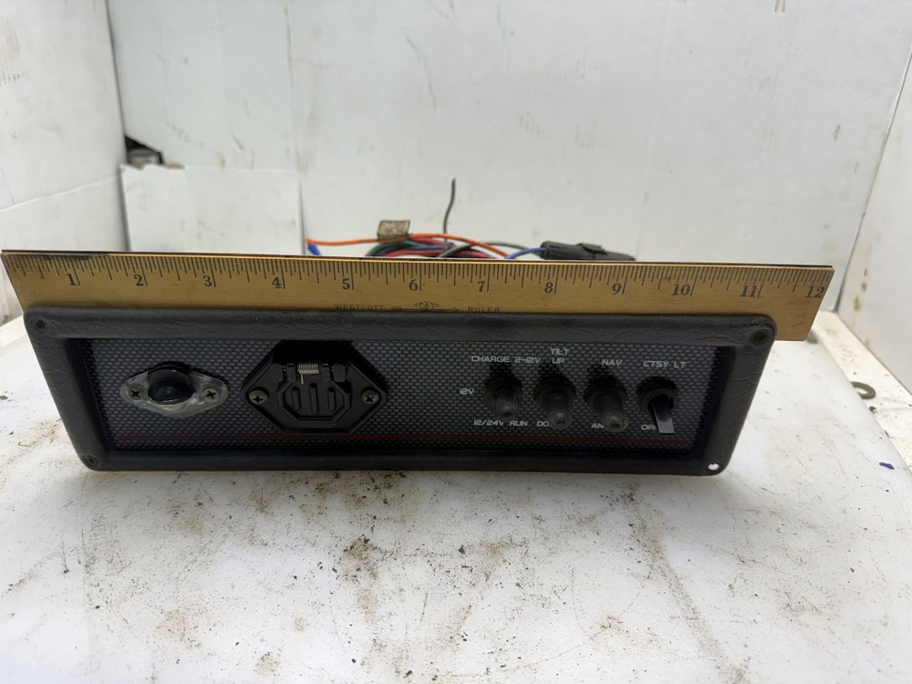 Front Flush Mount Trolling Motor Control Panel