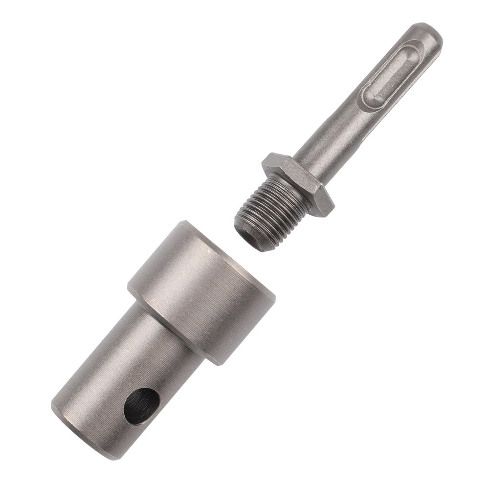 Earth Auger Adapter Tool with 4 Interface Types for Hammer Machine Drill