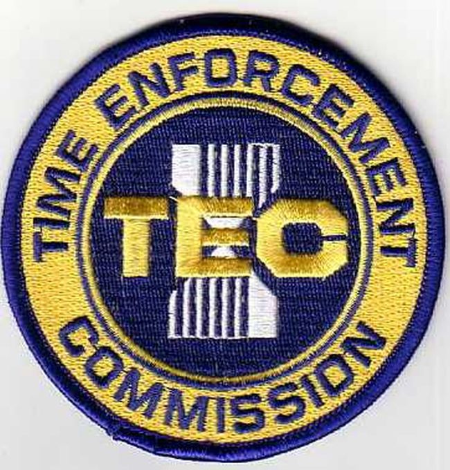 TIME COP ENFORCEMENT PATCH - 3.5”- TCOP01