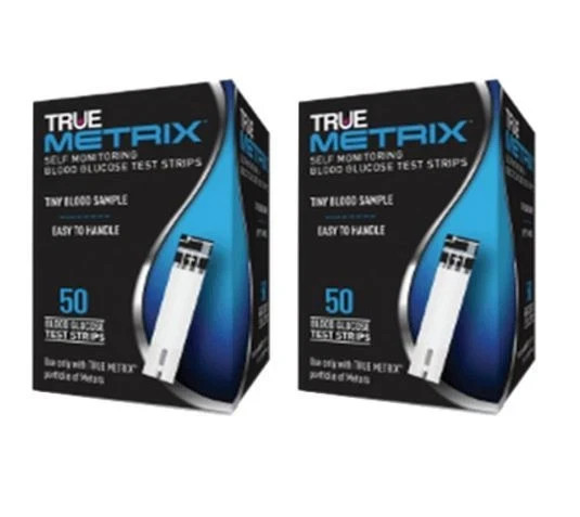 True Metrix Blood Glucose 100 Test Strips