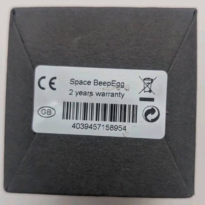 Brainstream Space BeepEgg Edition Singing Floating Egg Timer, New, PiepEi