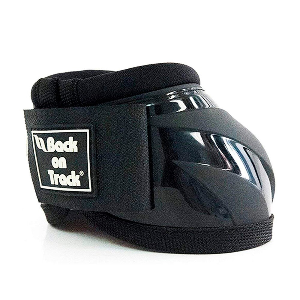 BACK ON TRACK Performance Black Protective Performance Bell Boots (Pair) - Sizes