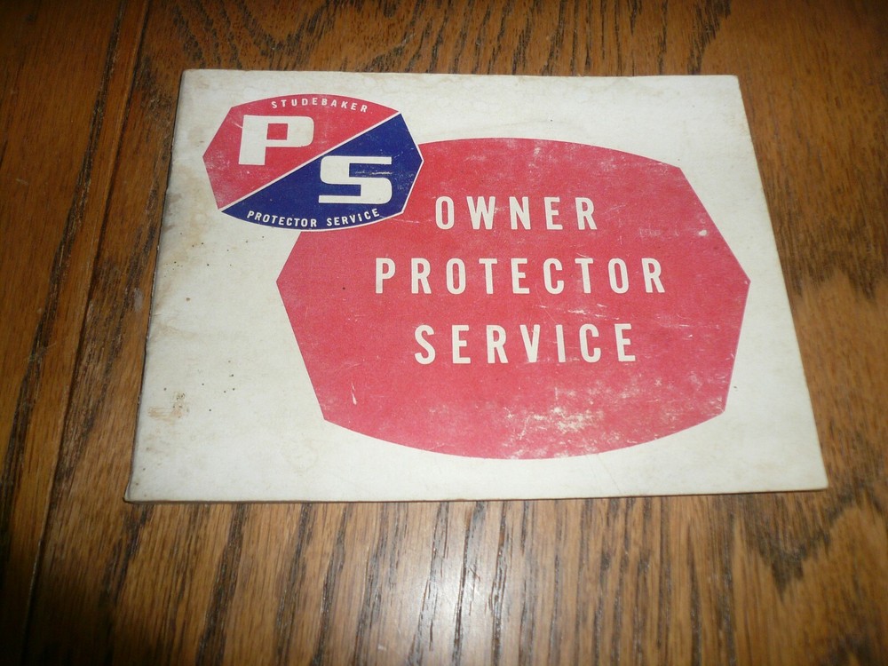 Studebaker Protection Service Coupon Book - Vintage