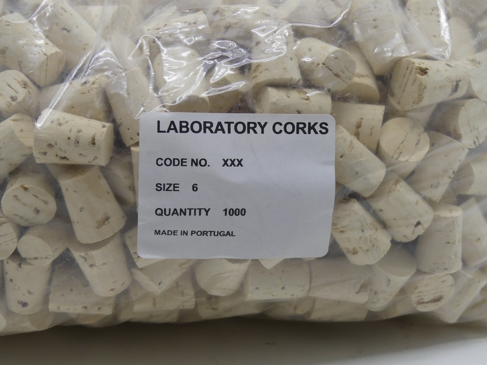 Caplugs Laboratory Corks Size 6 QTY 1000