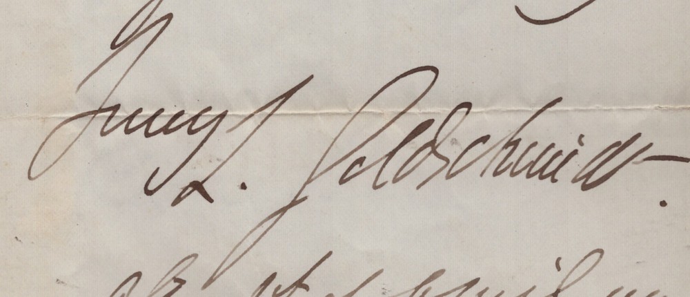 JENNY LIND - AUTOGRAPH LETTER SIGNED 3/16