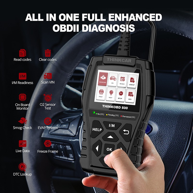 ThinkOBD 500 Car OBD2 Diagnostic Service Tools Auto Scanners Code Readers USA