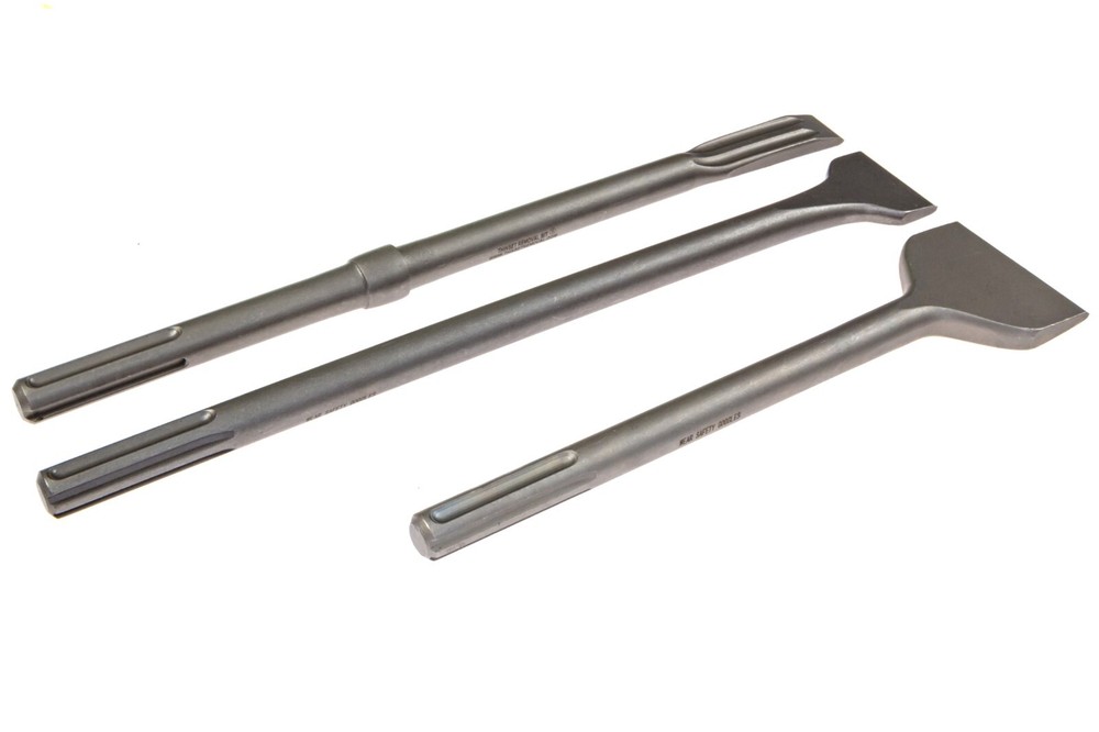 Thinset Removal Bit - 3 Piece SDS Max Chisel Set
