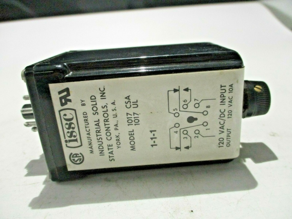 NEW ISSC 1017-H-1 TIMER .02SEC-1 SEC