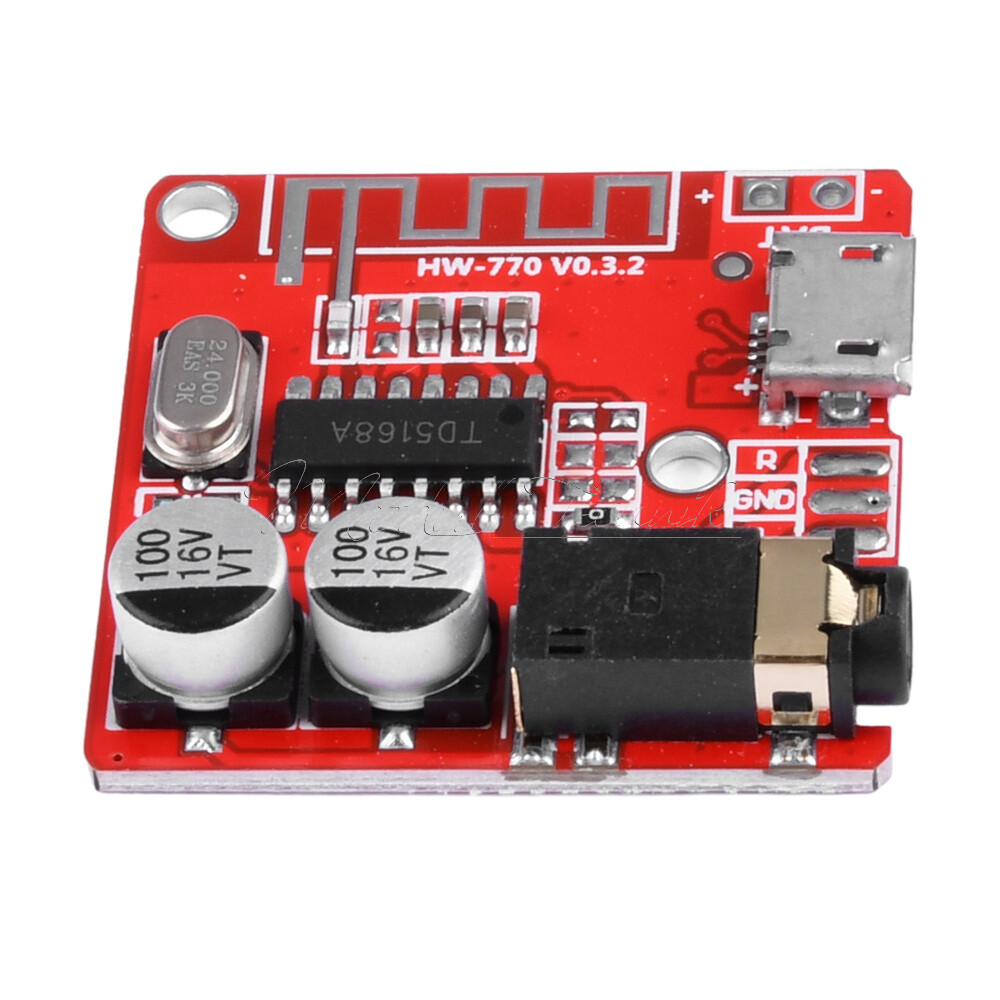 2PCS 3.7V-5V Mini Bluetooth 5.0 Audio Receiver MP3 Decoder Amplifier Board