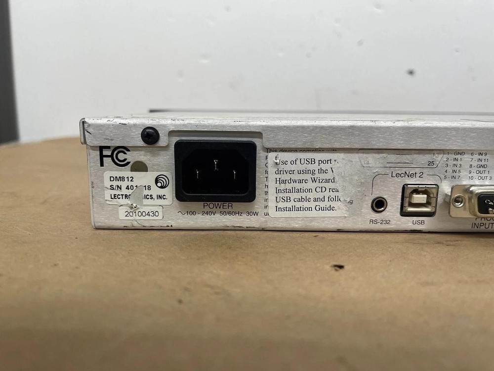 Lectrosonics DM812 Audio Processor