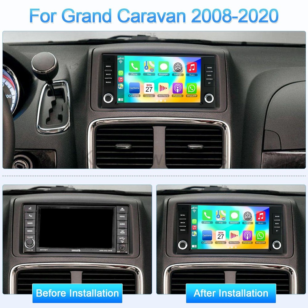 For Chrysler Sebring 2007-2009 Android 13 fit for Carplay Stereo Bluetooth