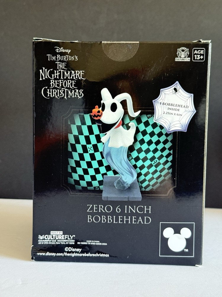 Disney Nightmare Before Christmas Zero Bobblehead 6" New