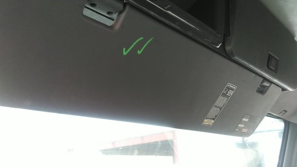 2003 VOLVO VNL INTERIOR SUN VISOR 3826954