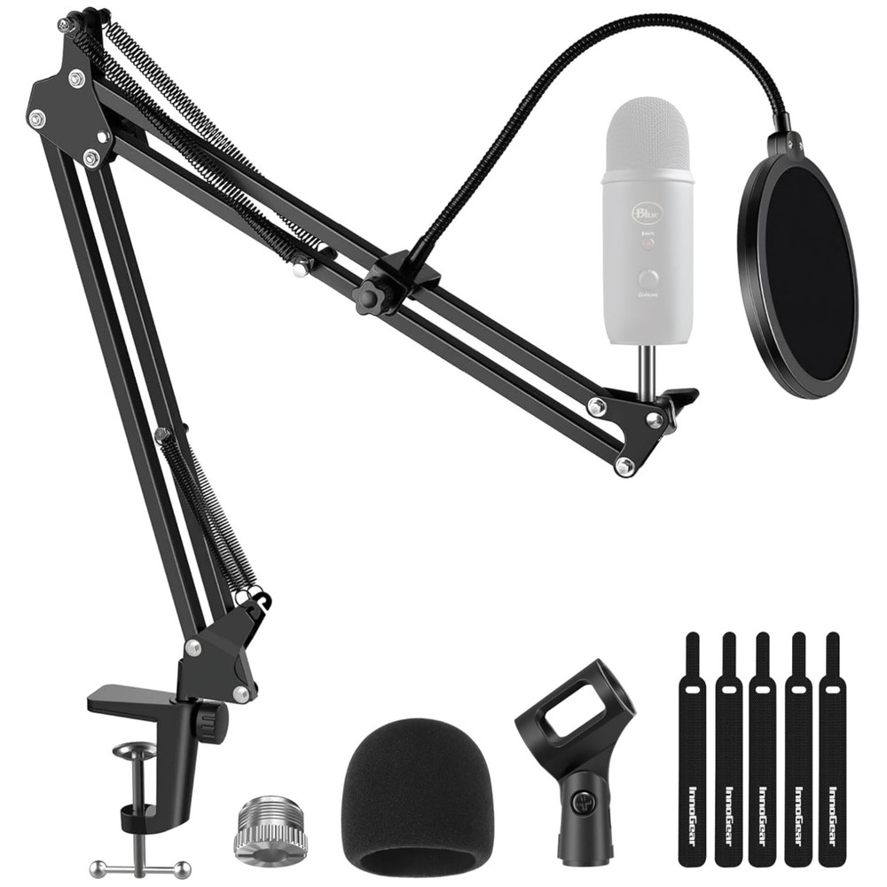 Heavy Duty Mic Stand & Pop Filter