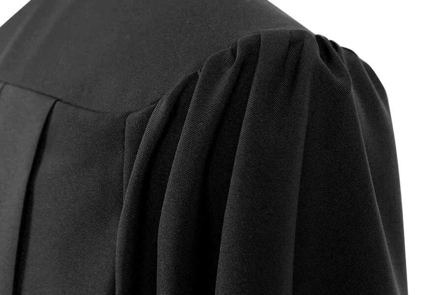 Matte Black High School/Bachelor Graduation Gown