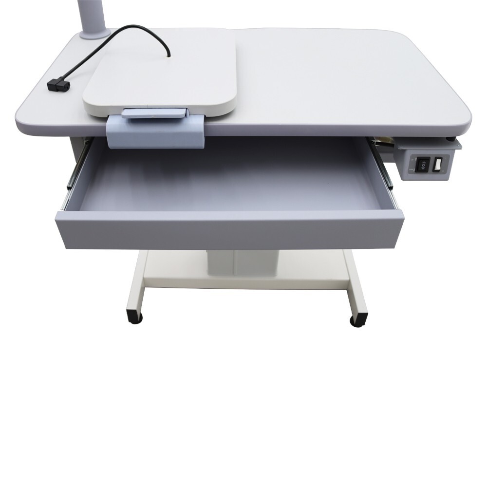 110V Optometry Ophthalmic Eyeglass Test Stand Combined Table Adjustable Height