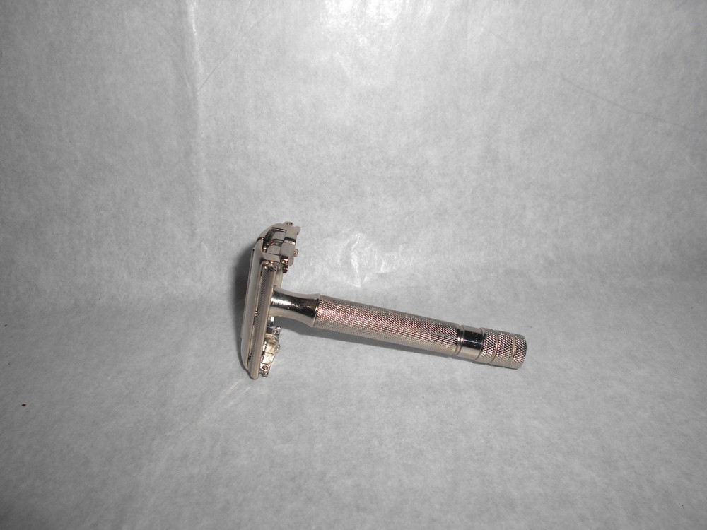 Gillette Ranger Tech 1941 DE TTO Refurbished Replated Nickle 2