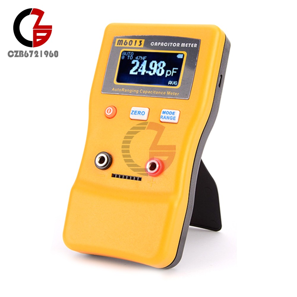 LCD High-precision Capacitor Meter Auto Range Handheld Capacitor Circuit Tester