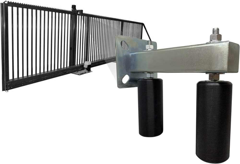Slide Gate Rollers Guide for Sliding Rolling Gate Rear Post Bolted Bracket Mount
