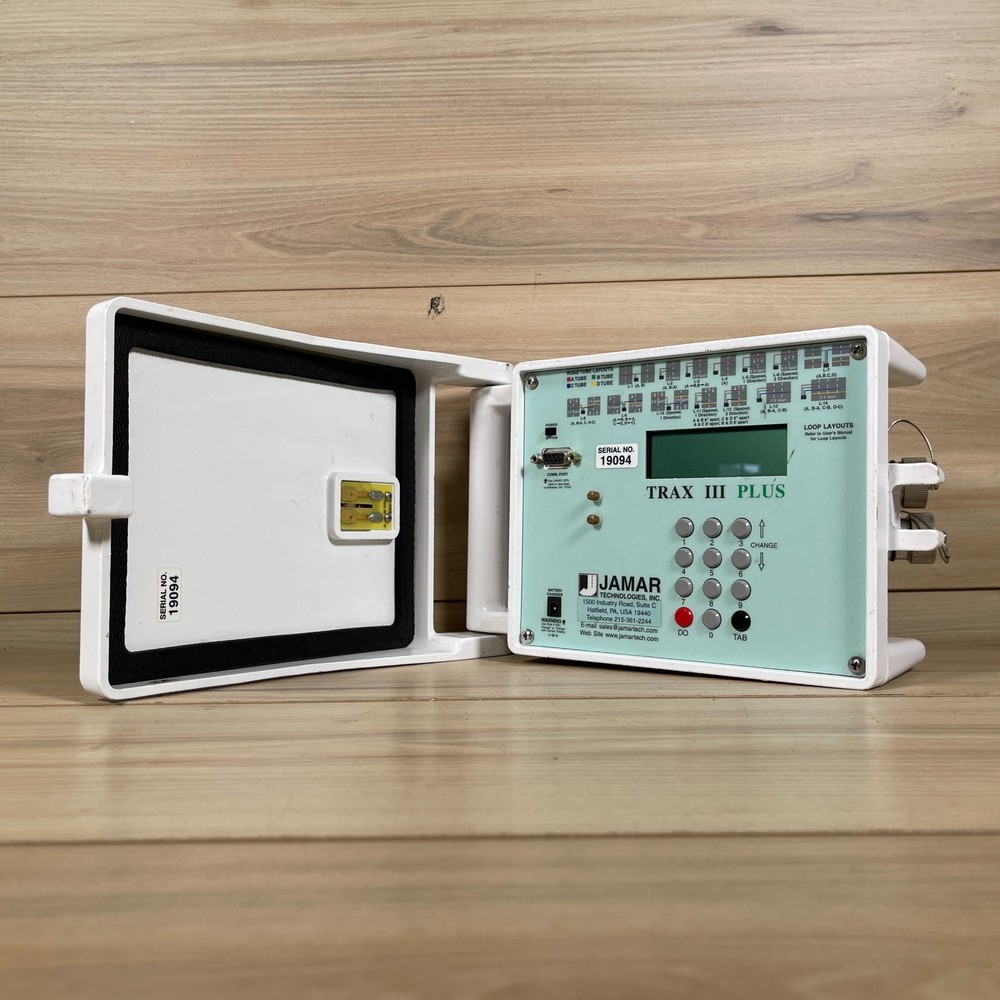 Jamar Technologies Trax III Plus Automatic Traffic Counter Recorder - White