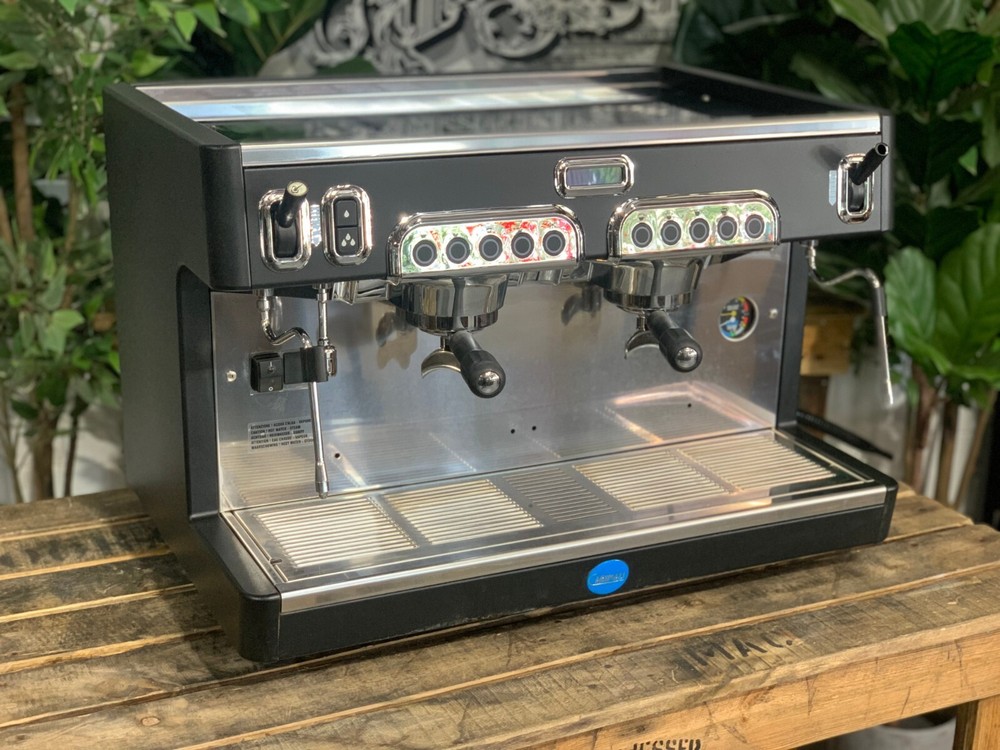 CARIMALI CENTO 2 GROUP BLACK HIGH CUP ESPRESSO COFFEE MACHINE