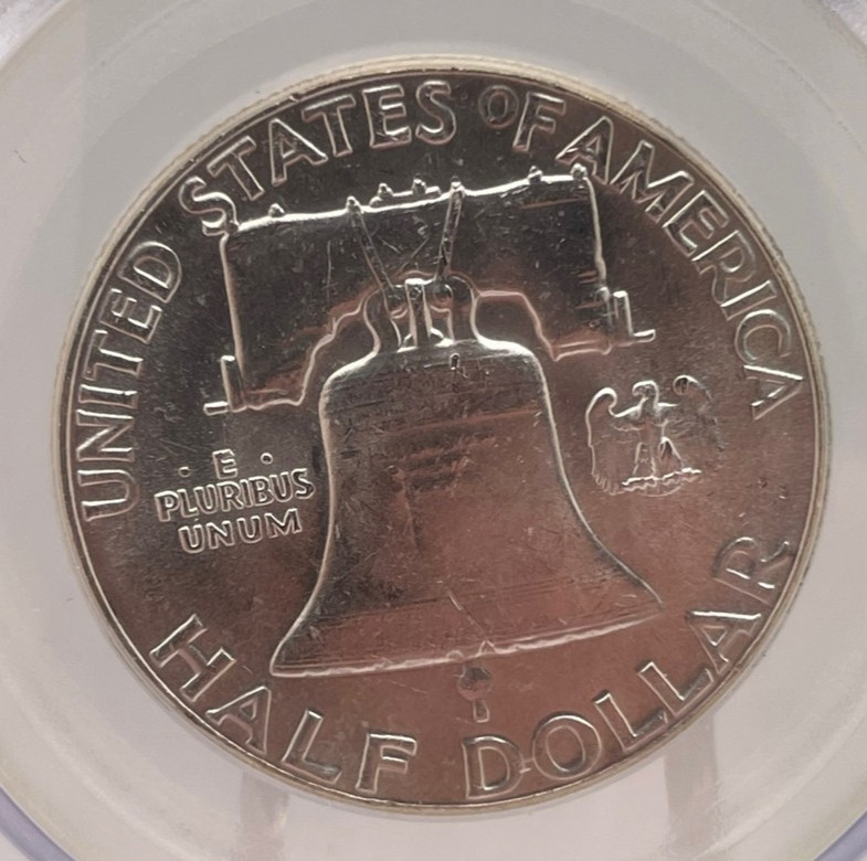 1963 Silver Franklin Half Dollar (PCGS MS 64) (C7)