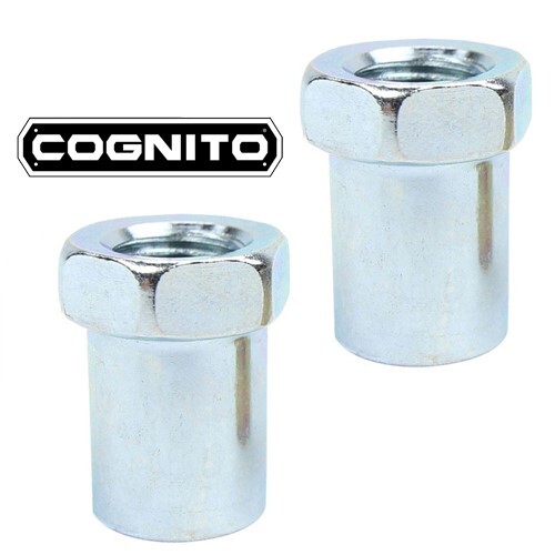 Two Cognito Replacement PISK Brace Nut Pitman / Idler Arm Support "Silver" Fine