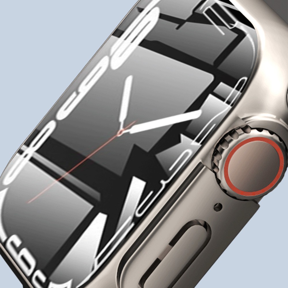 Full Coverage Hard Case with Screen Protector for Apple Watch 45mm 44mm 41 40mm