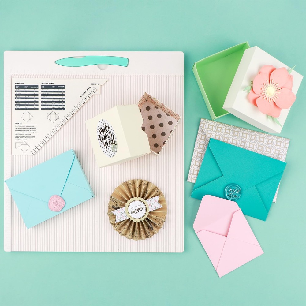12x12 Scoring Board for Making Envelope/Envelope /Gift ; Large Multi-Purpose ...