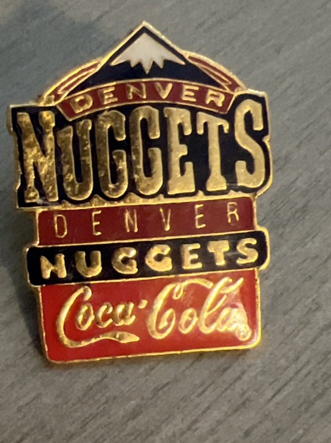 DENVER NUGGETS COCA-COLA LAPEL PIN