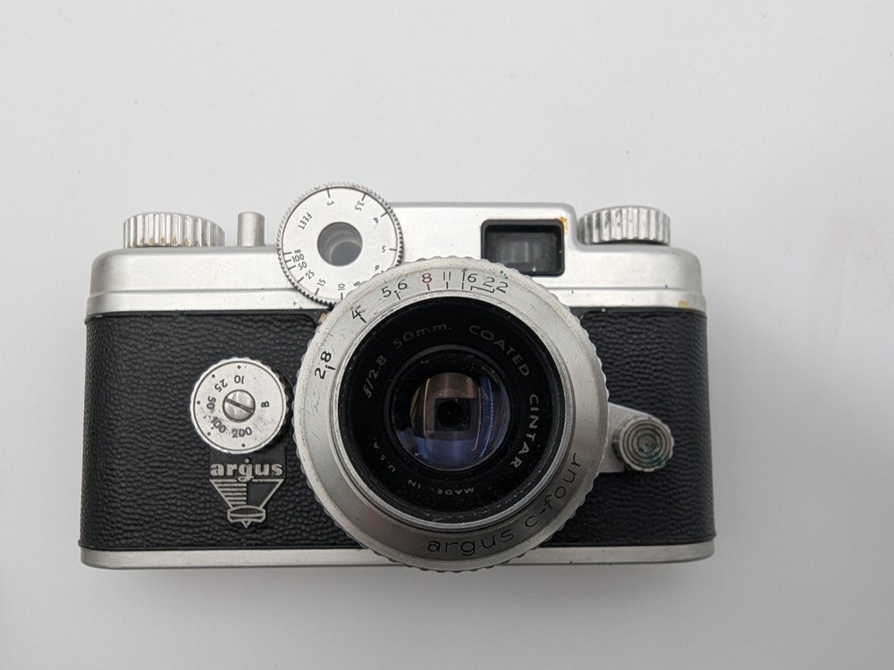 Argus C4/G (Geiss Modified), Lens, Fully Functional