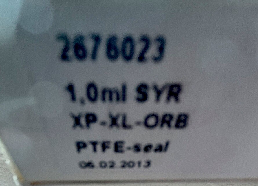 MicroSyringes 1ml for RVP Analyzer P-700