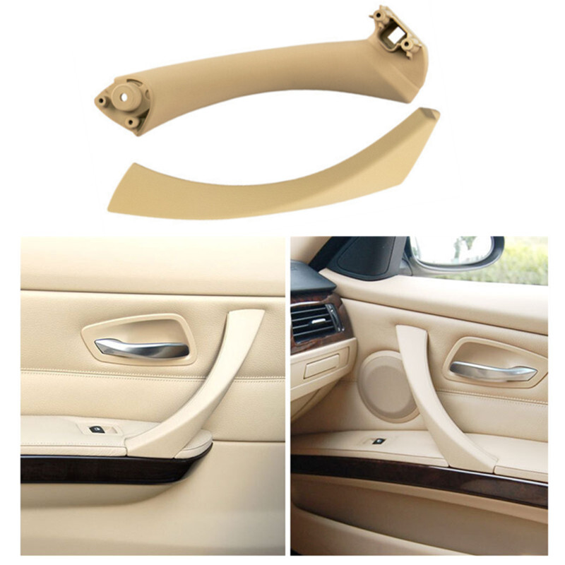 Door Panel Handle Pull Trim Cover for BMW E90 328i Front/Rear Right Passenger