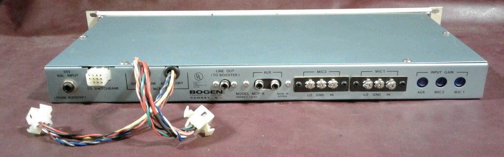 Bogen Communications MCP-B Intercom B Program Control Panel