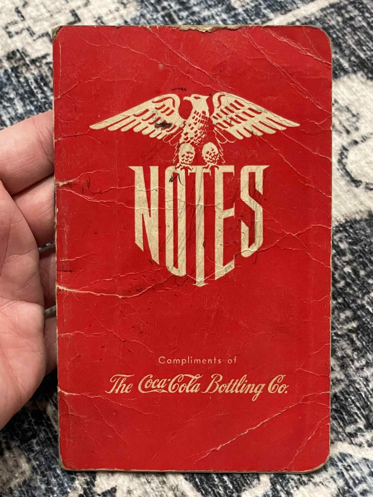 WW2 WWII Military US Army Solider's Coca Cola Bottling Co 1944 Notebook Calendar